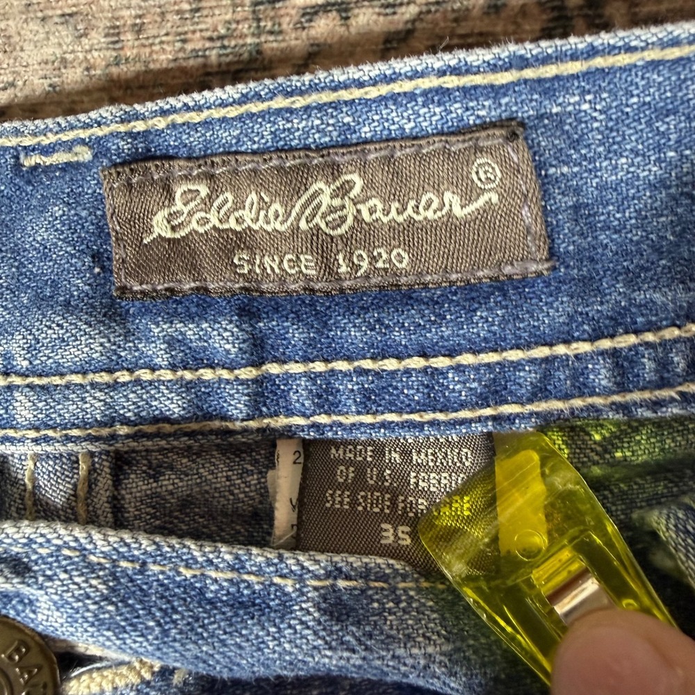 2000s Eddie‎ Bauer Carpenter Baggy Jorts Size 35 - Picture 3 of 6